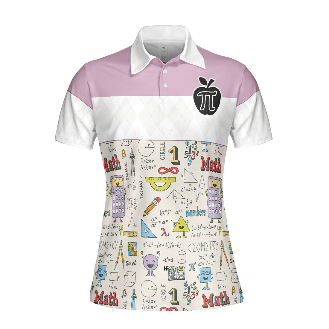 Math Teacher Short Sleeve Women Polo Shirt