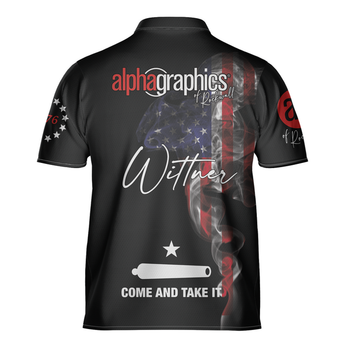 Custom Us Flag Logo Smoke Custom Bowling Jerseys for Men, Uniform Shirt for Bowling Team, Bowler