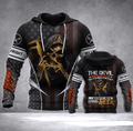 FUNSTUFFPRINT Millwright Clothing Awesome Millwright Skull Bones With American Flag 3D Hoodie and Zip Hoodie