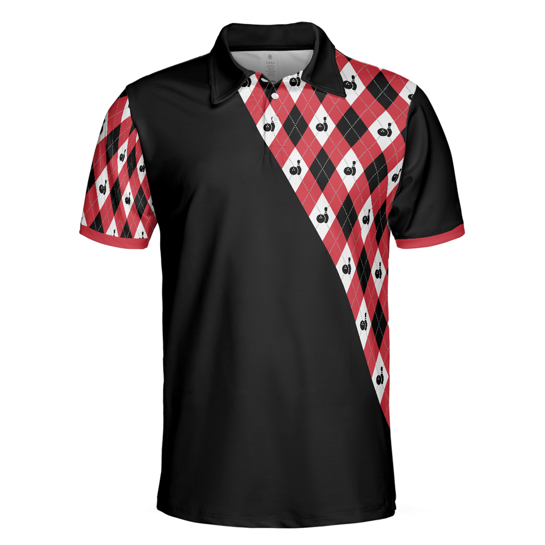 They See Me Bowlin' They Hatin' Polo Shirt, Bowling Plaid Pattern Shirt, Funny Polo Shirt With Sayings - Perfect Gift For Men