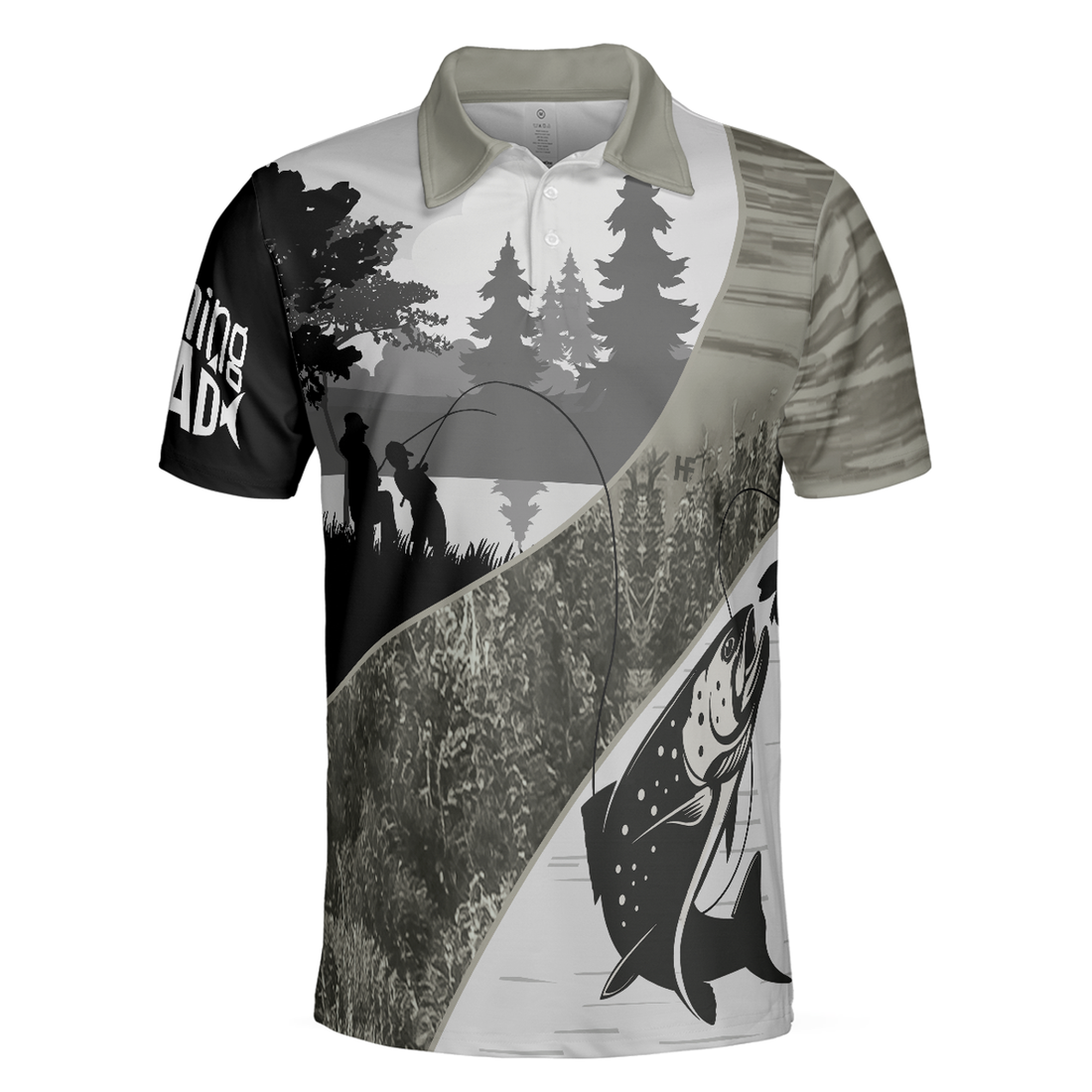 Fishing Men Polo Shirt, Fishing Buddy Calls Me Dad Polo Shirt, Father And Son Fishing Shirt For Men