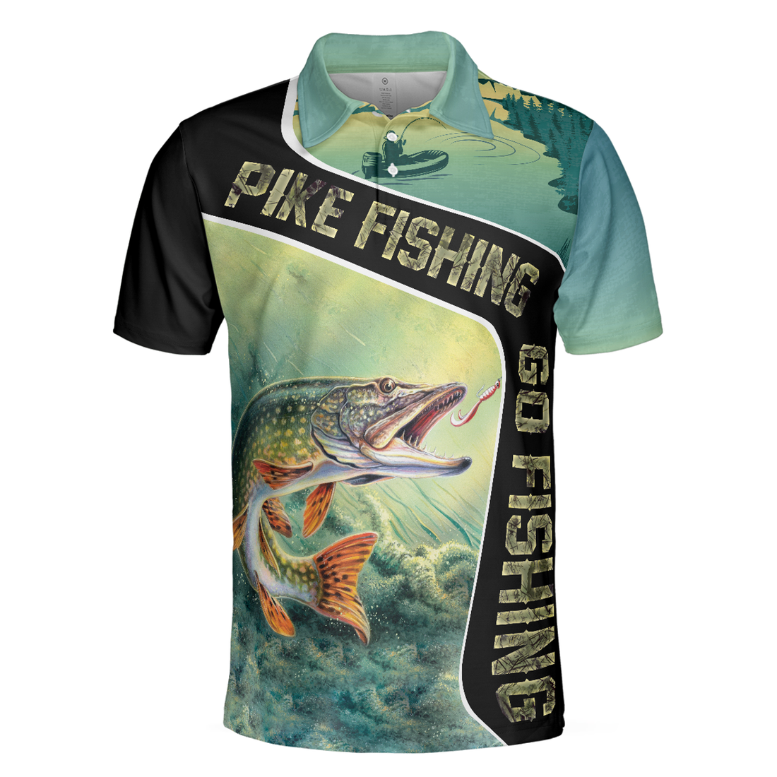 Fishing Men Polo Shirt, A Day Without Fishing Eat Sleep Fish Repeat Shirt For Men, Crazy Fishing Apparel, Gift For Golfers