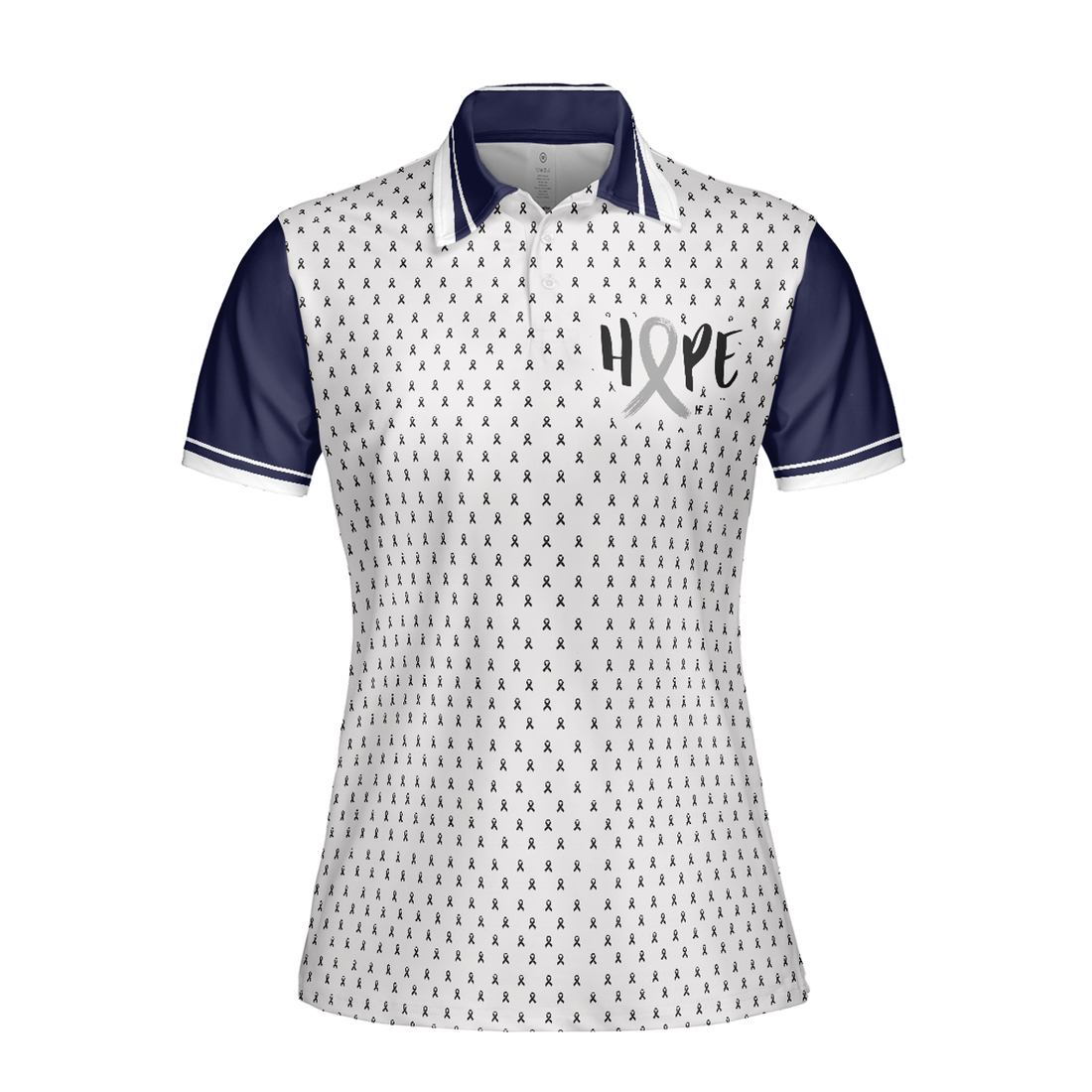 You Picked The Wrong Girl Brain Tumor Awareness Short Sleeve Women Polo Shirt, Brain Tumor Shirt For Women, Cool Brain Tumor Support Gift - Perfect Gift For Women