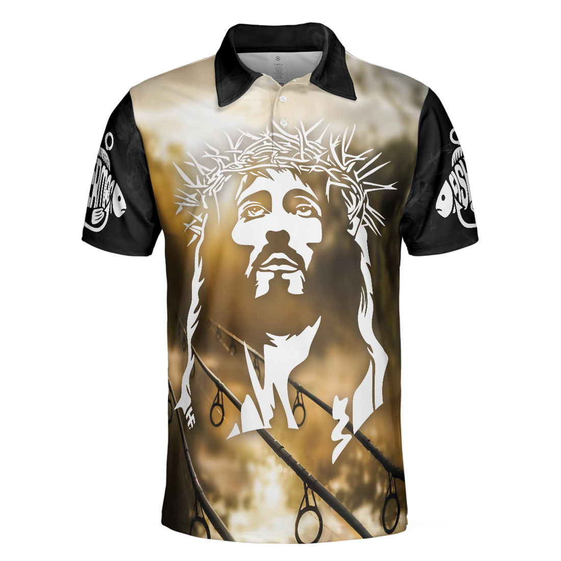 Jesus And Fishing Men Polo Shirt, All I Need Today Is A Little Bit Of Fishing And A Whole Lot Of Jesus Polo Shirt, Best Fishing Shirt For Men