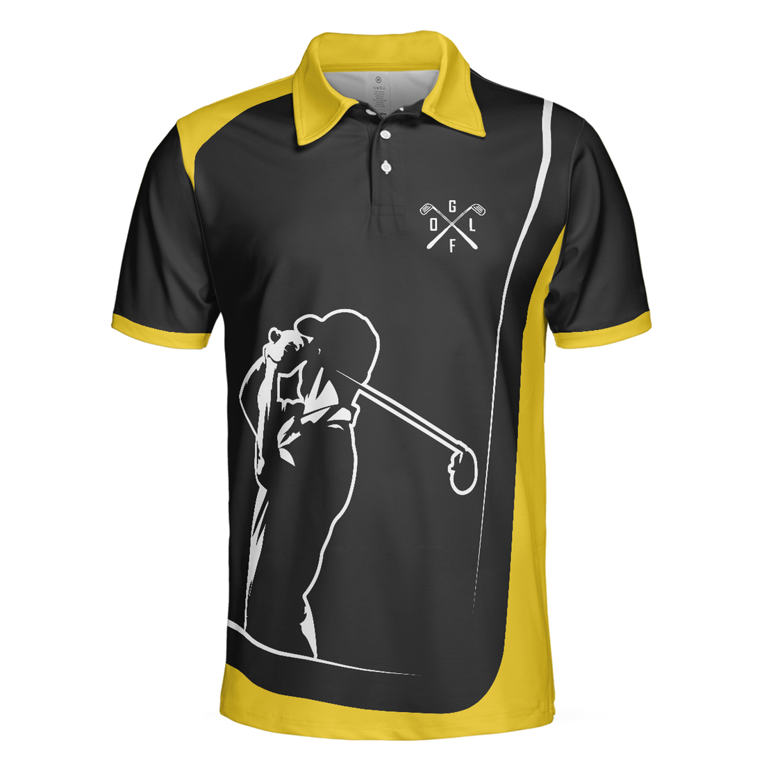 Vintage Golf Men Polo Shirt, Best Papa By Par Golf Lover Short Sleeve Polo Shirt, Best Golf Shirt For Men