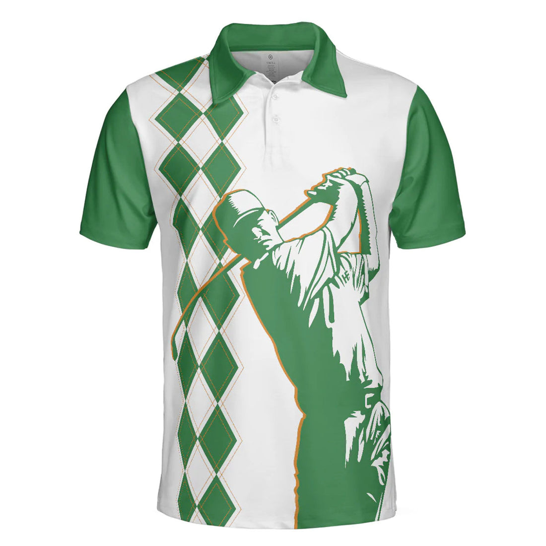 White And Green Golf Polo Shirt, I Play Golf And I Forget Things Funny Golf Polo Shirt For Men, Gift For Golfer