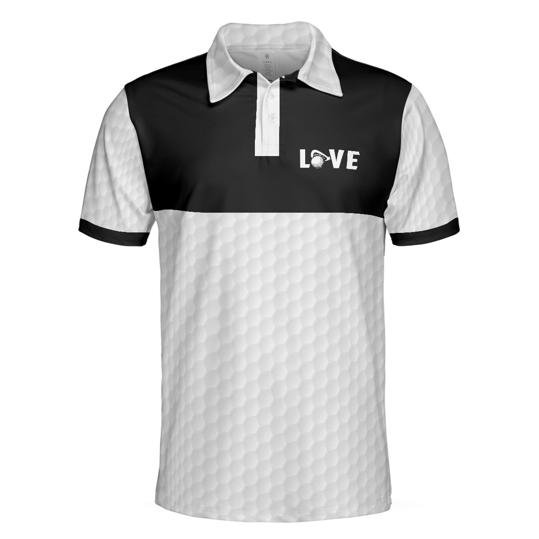 Golf Is My Therapy Golf Polo Shirt, Black And White Golf Love Polo Shirt, Best Golf Shirt For Men