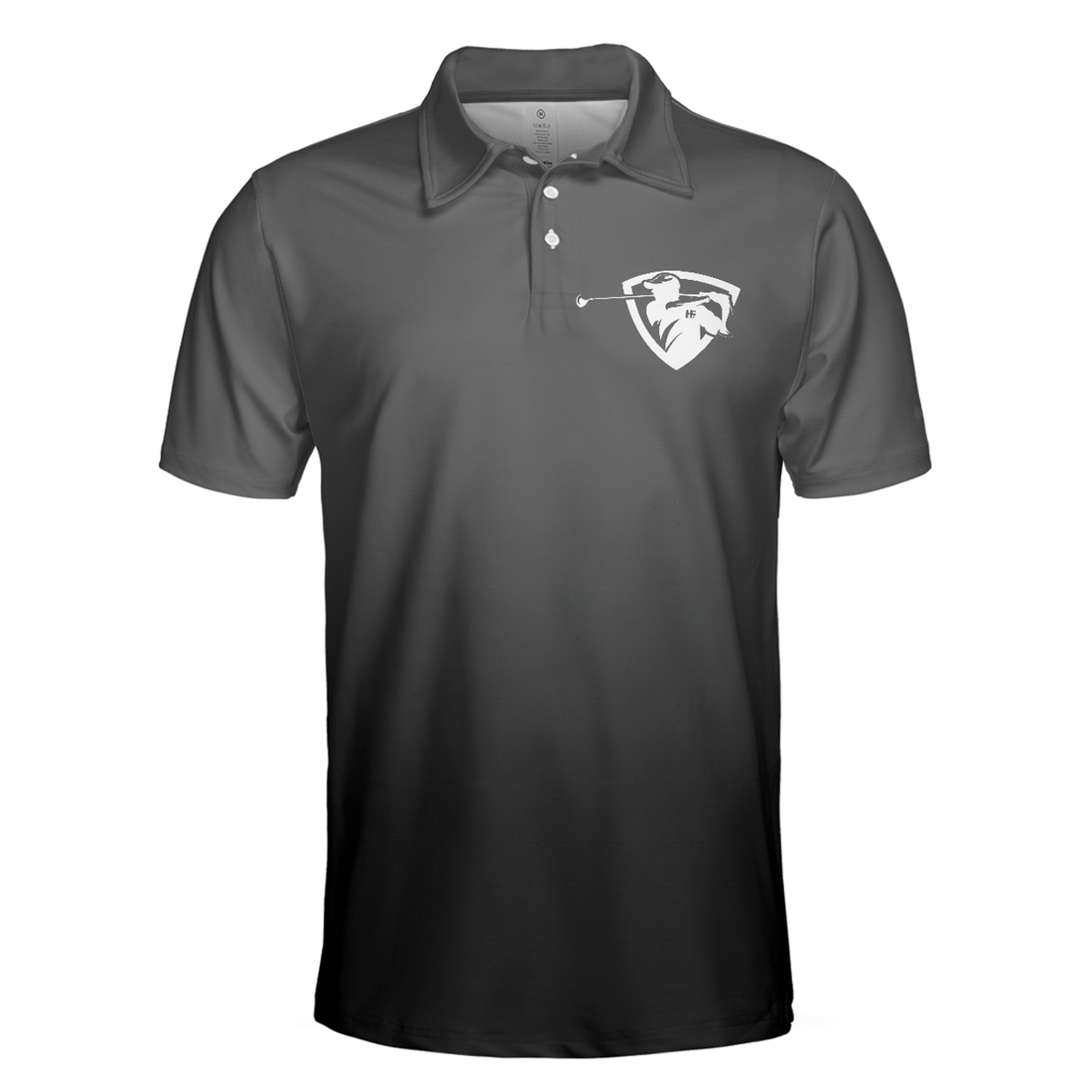 Golf Black Pimps Polo Shirt For Men, Funny White Men Golfing Polo Shirt - Best Gift For Golf Lovers