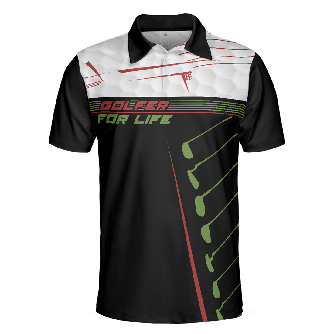 Golfer For Life Sporty And Elegant Design Golf Men Polo Shirt, Active Golf Shirt Design For Men, Best Golf Gift Idea, Best Gift For Golfers