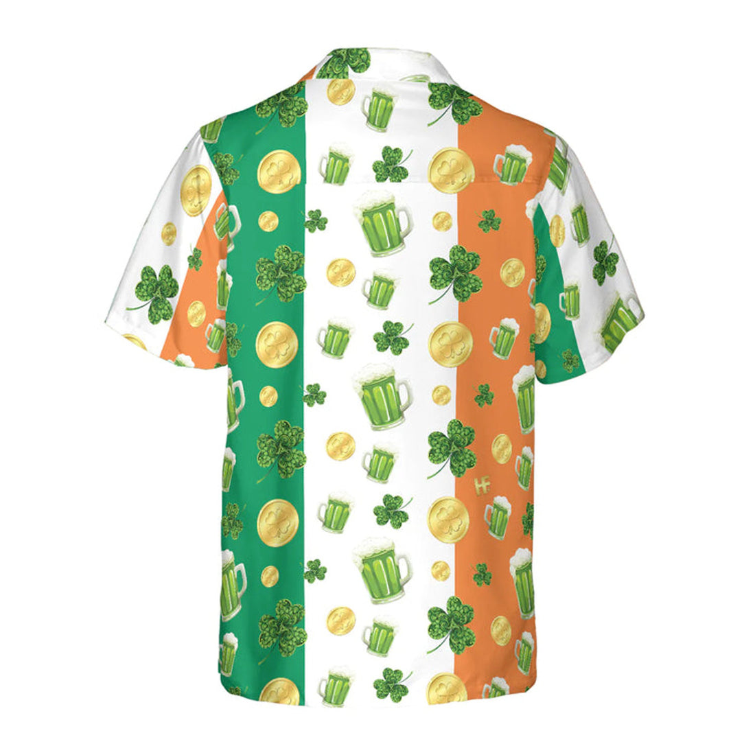 Beer Shamrock And Coin St Patrick's Day Hawaiian Shirt