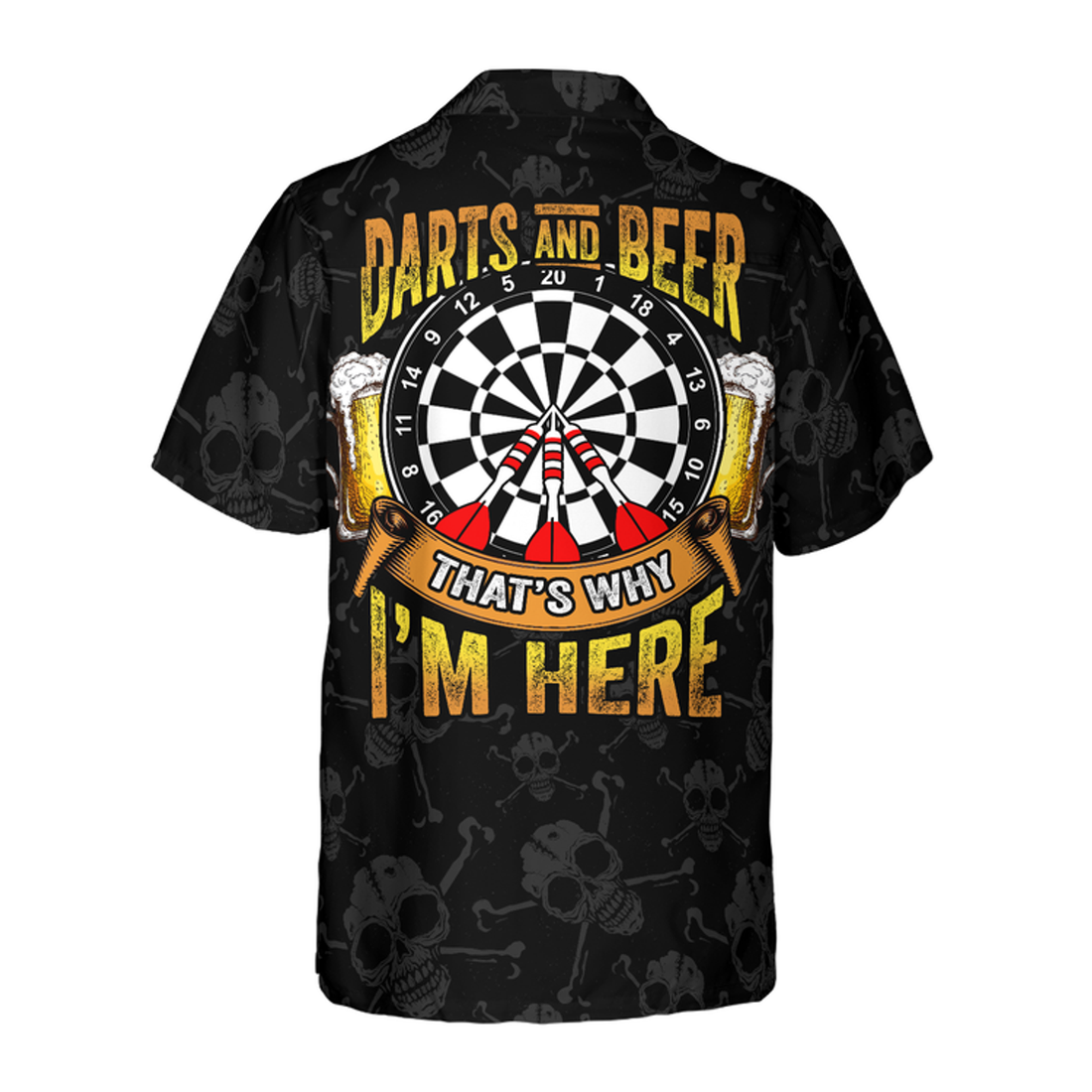 Darts And Beer Hawaiian Shirt, Colorful Summer Aloha Shirt For Men Women, Perfect Gift For Friend, Team, Family, Darts Beer Lovers