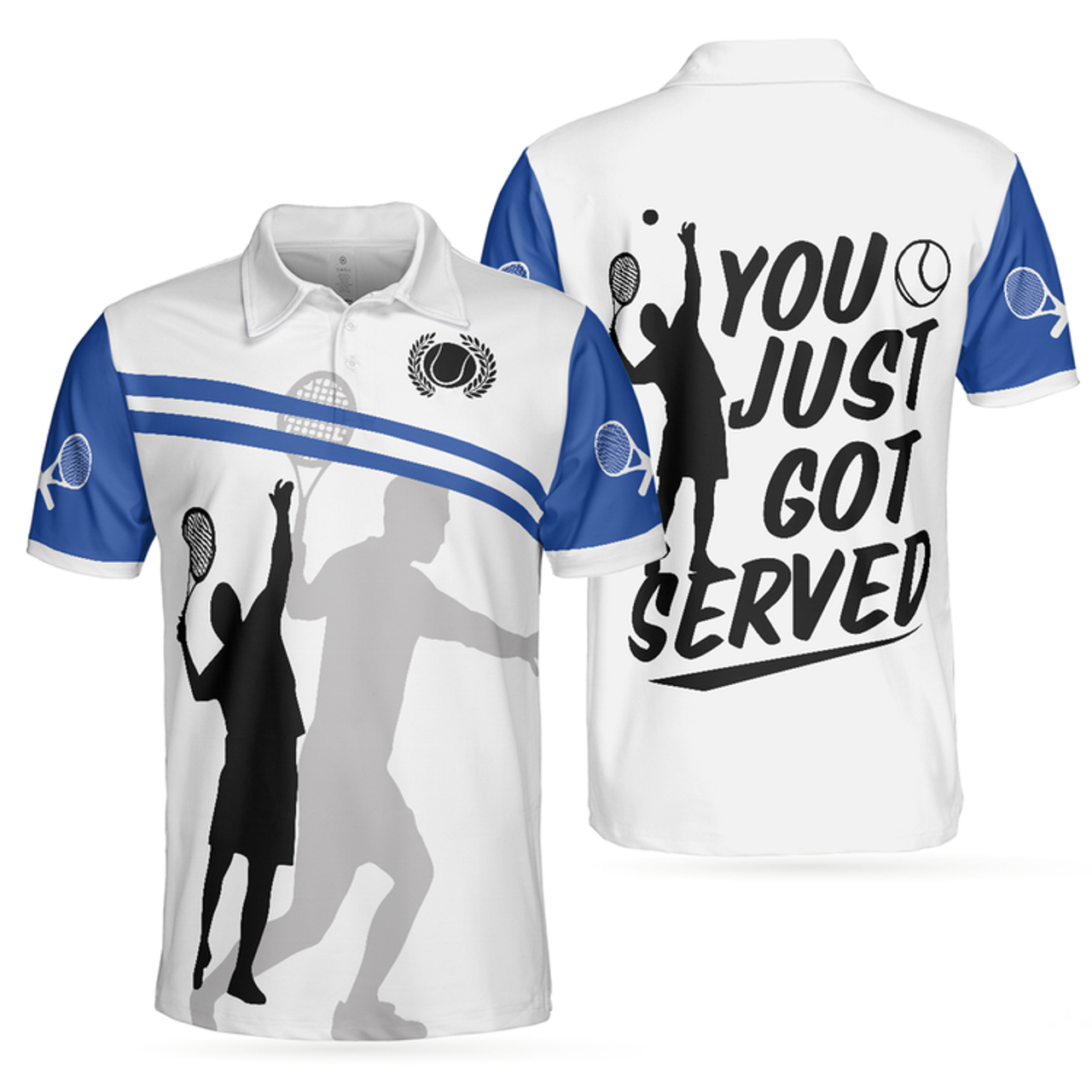 Tennis You Just Got Served All Over Printed 3D Polo Shirt, Perfect Gift for Tennis Lovers