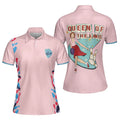 Queen Of The Lanes Bowling Short Sleeve Women Polo Shirt, Pink Ladies Bowling Shirt, Tenpin Bowling Shirt - Best Bowling Gift For Women