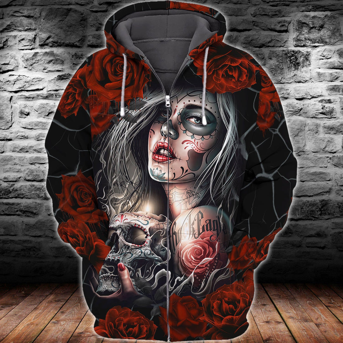 FUNSTUFFPRINT May Girl Tattoo 3D Hoodie and Zip Hoodie