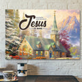 Bible Verse Canvas - Christian Canvas Art - Blessed Assurance Jesus Is Mine