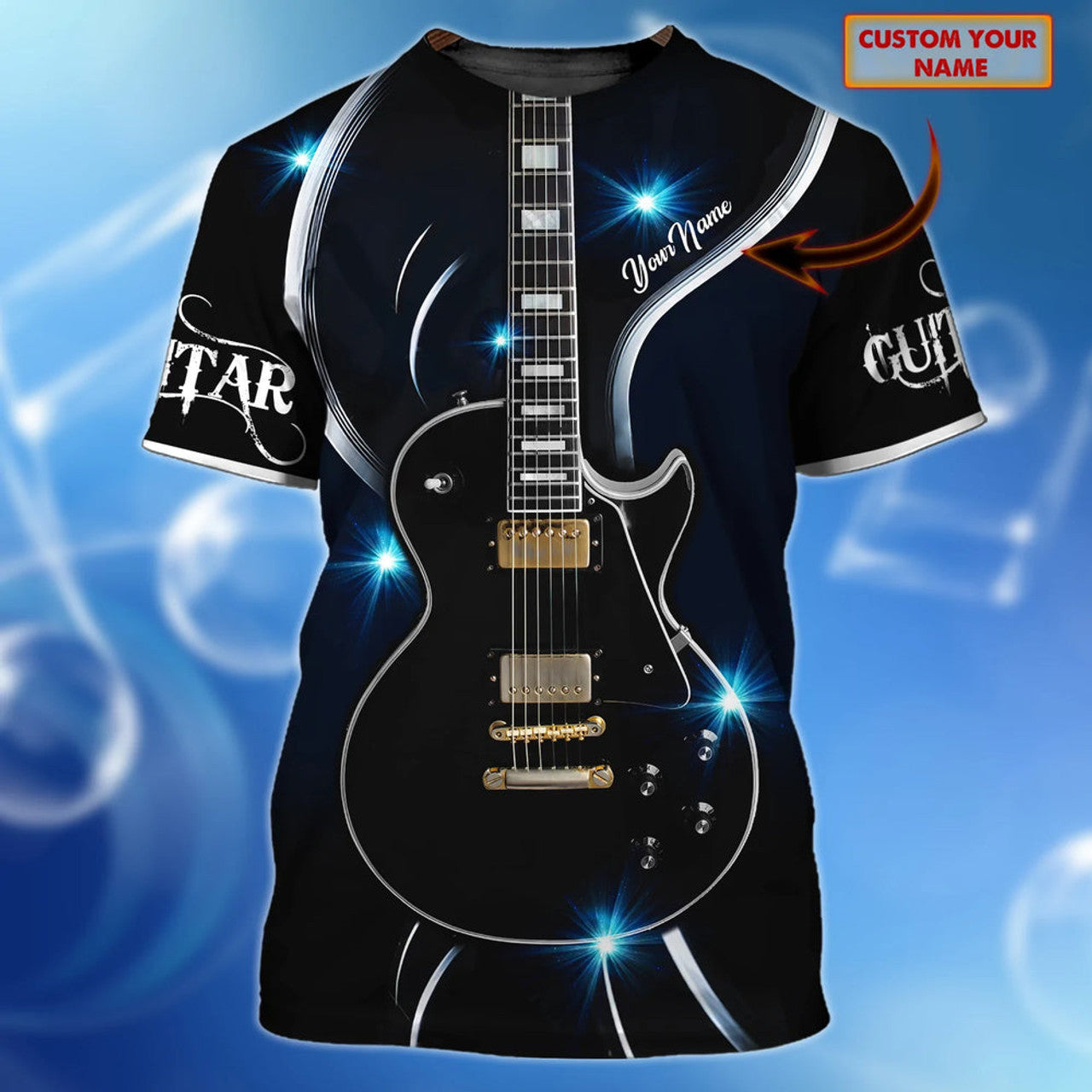 Guitar - 3D T-Shirt