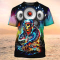 FUNSTUFFPRINT 3D DJ T-Shirt Men Women Night Club Dj Uniform Shirts Relax The DJ Here 3D T-shirt