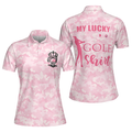 My Lucky Golf Shirt Golf Short Sleeve Women Polo Shirt