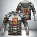 FUNSTUFFPRINT Norway Armor 3D Hoodie and Zip Hoodie