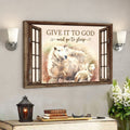 Give It To God And Go To Sleep 6 - Bible Verse Canvas - Scripture Canvas Wall Art 
