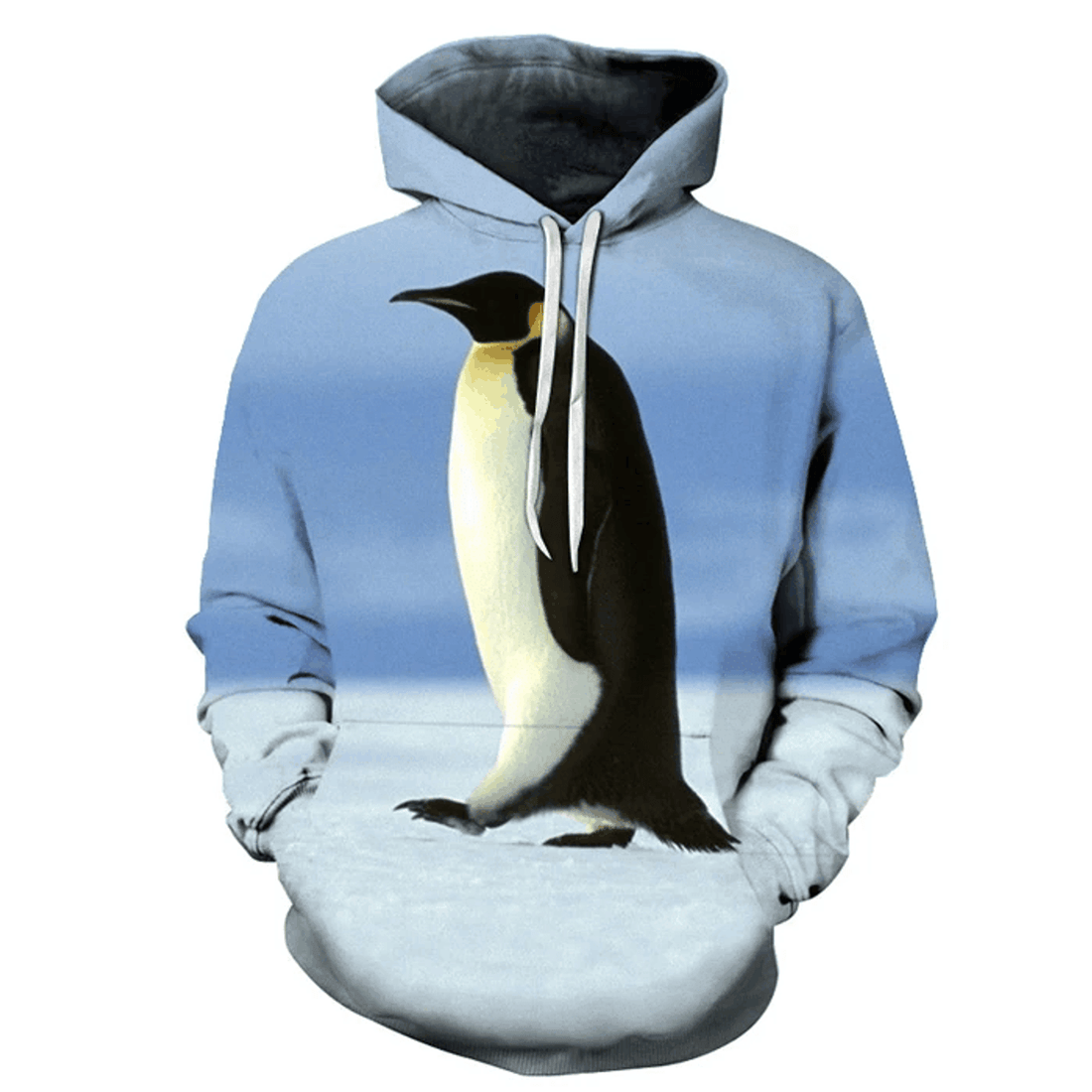 FUNSTUFFPRINT Penguin 3D Hoodie and Zip Hoodie