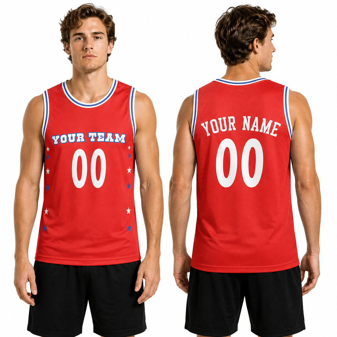 Personalized 1983 Boston Basketball Jersey – Red Heritage Style, Custom Name & Number for Kids, Youth & Adults-1