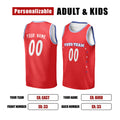 Personalized 1983 Boston Basketball Jersey – Red Heritage Style, Custom Name & Number for Kids, Youth & Adults-2