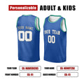 Personalized 1998 Dallas Basketball Jersey – Royal Blue Retro Style, Custom Name & Number for Kids, Youth & Adults-2