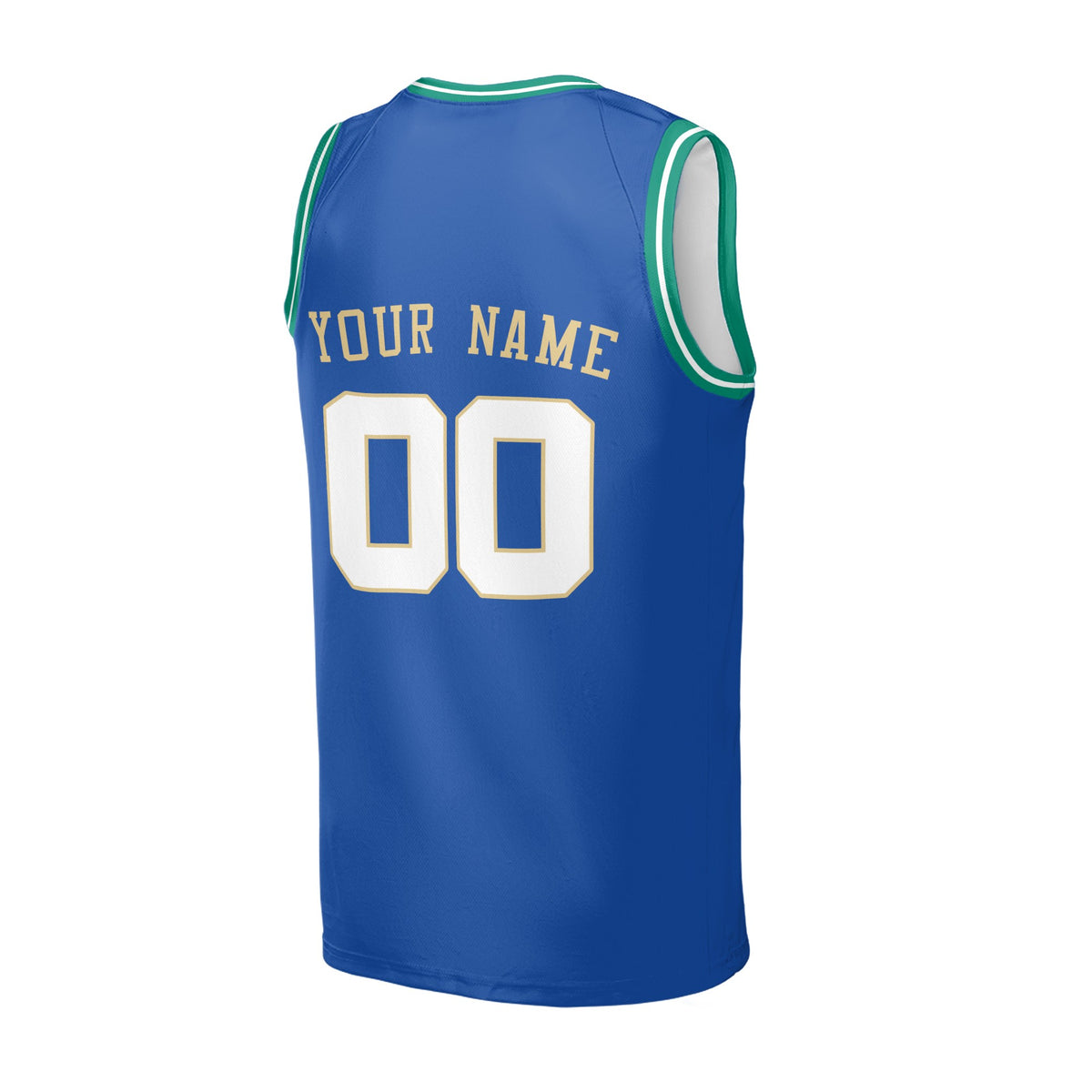 Personalized 1998 Dallas Basketball Jersey – Royal Blue Retro Style, Custom Name & Number for Kids, Youth & Adults-4