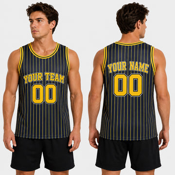 Personalized 2003/04 Indiana Basketball Jersey – Navy Heritage Style, Custom Name & Number for Kids, Youth & Adults-1