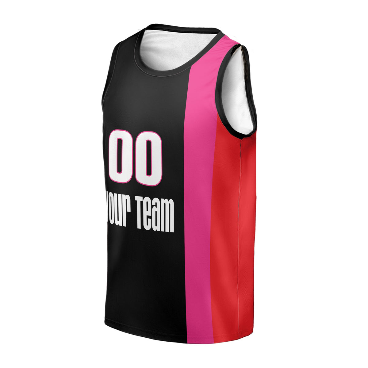 Personalized 2005/06 Miami Basketball Jersey – Black Pink Heritage Style, Custom Name & Number for Kids, Youth & Adults-3