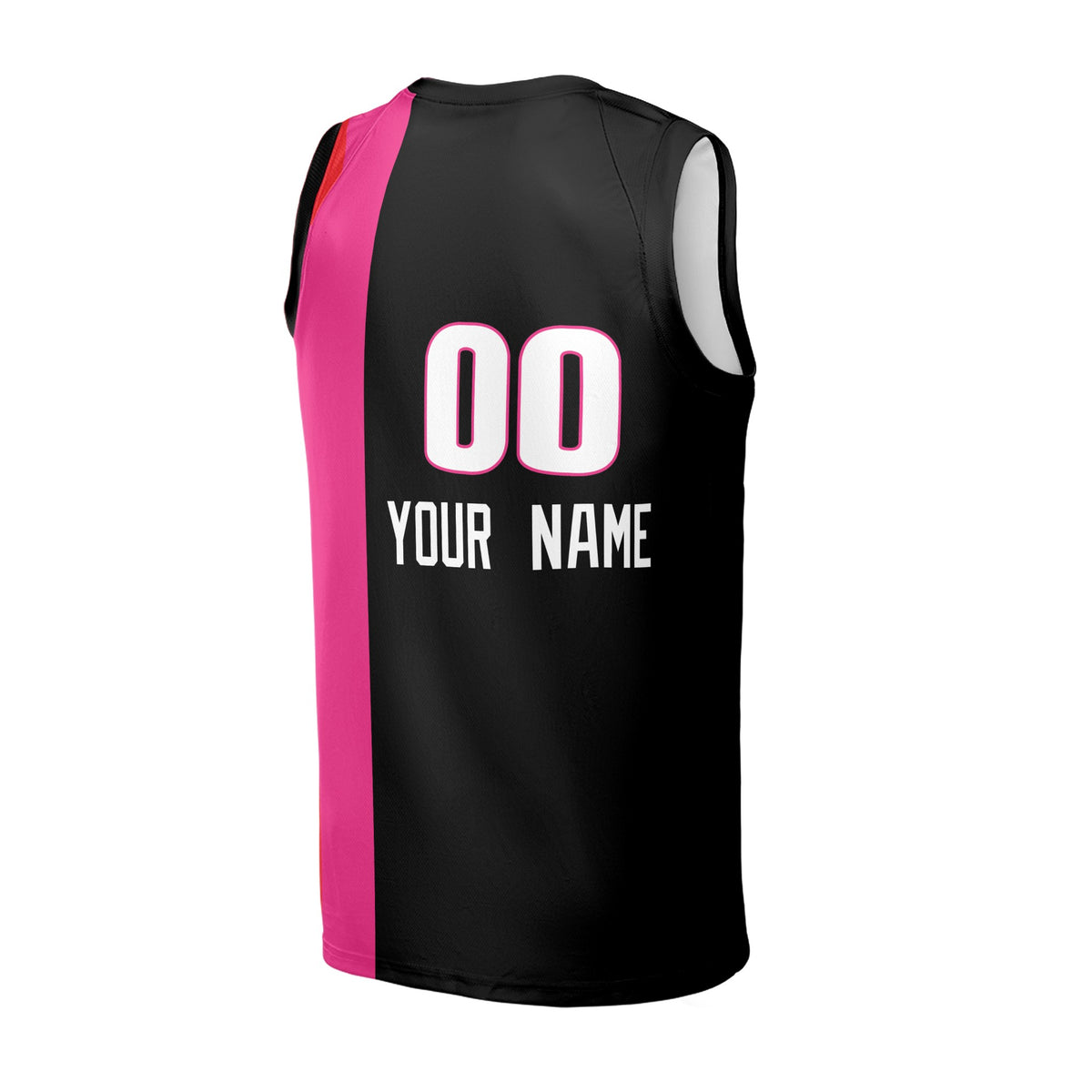 Personalized 2005/06 Miami Basketball Jersey – Black Pink Heritage Style, Custom Name & Number for Kids, Youth & Adults-4