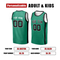 Personalized 2007/08 Boston Basketball Jersey – Kelly Green Heritage Style, Custom Name & Number for Kids, Youth & Adults-2