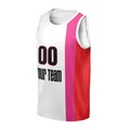 Personalized 2011/12 Miami Basketball Jersey – White Pink Heritage Style, Custom Name & Number for Kids, Youth & Adults-3