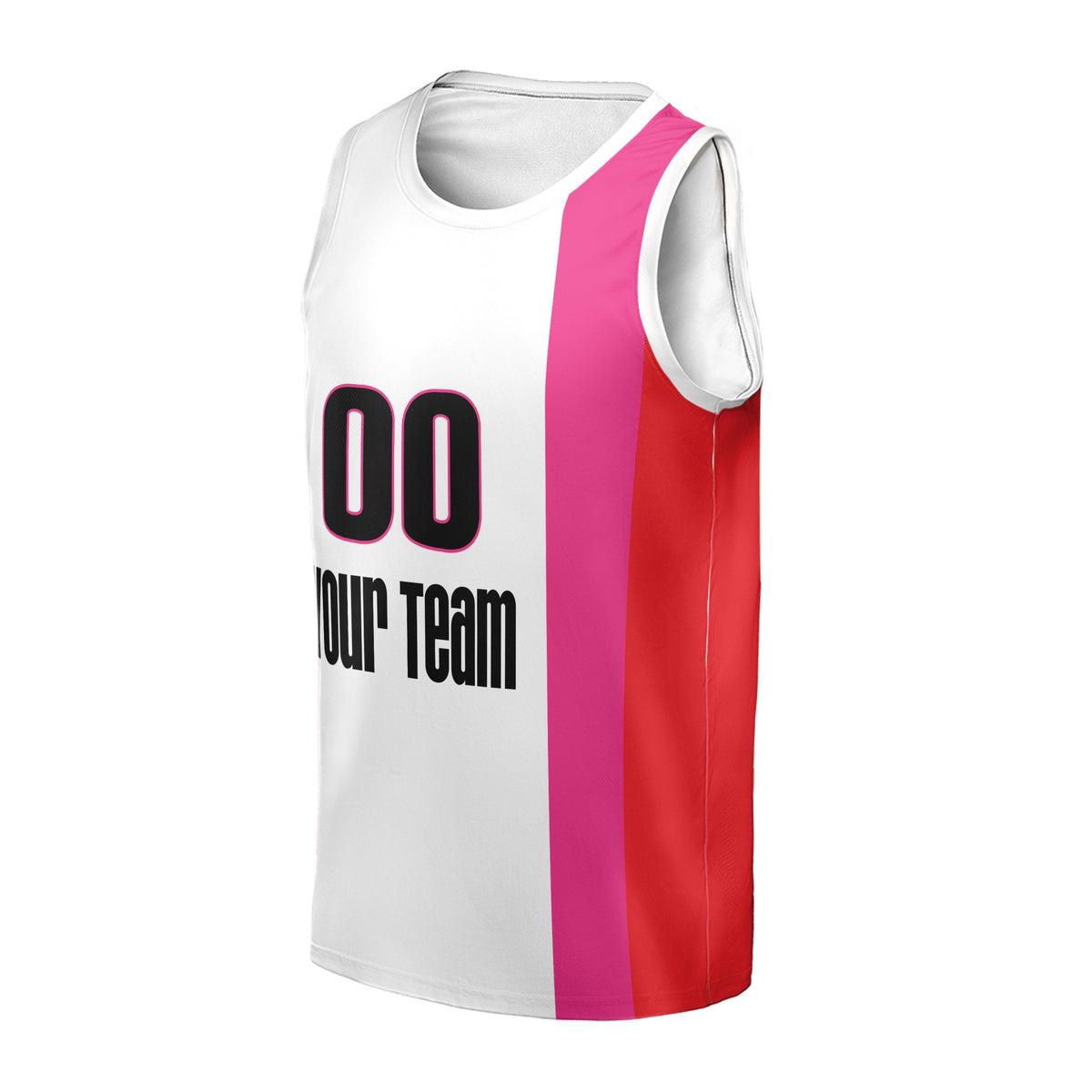 Personalized 2011/12 Miami Basketball Jersey – White Pink Heritage Style, Custom Name & Number for Kids, Youth & Adults-3