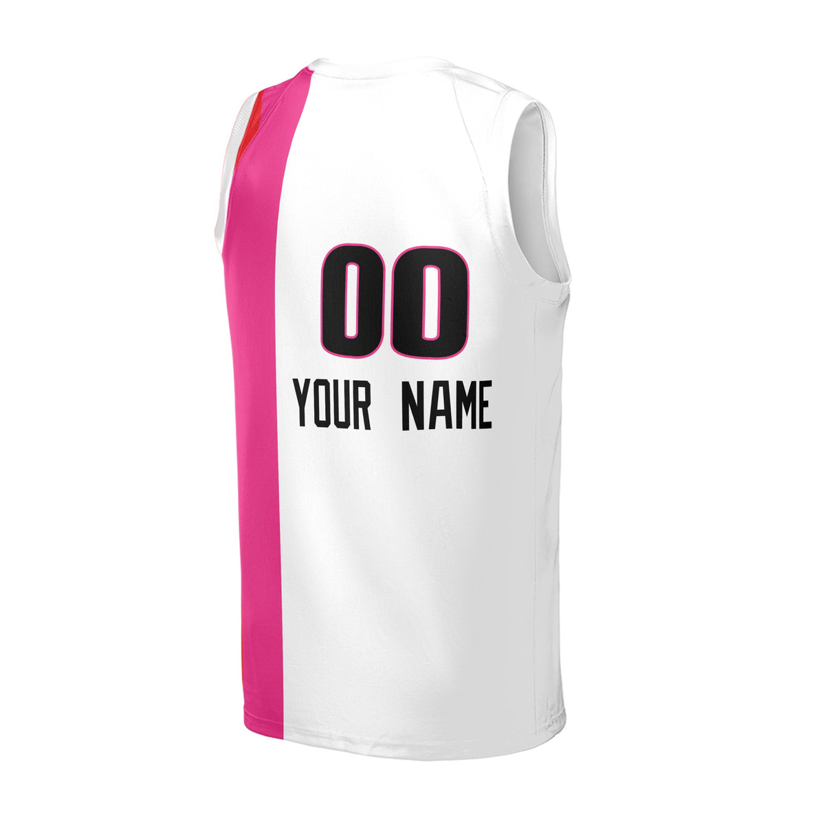 Personalized 2011/12 Miami Basketball Jersey – White Pink Heritage Style, Custom Name & Number for Kids, Youth & Adults-4