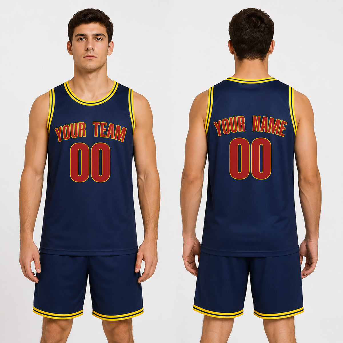 Personalized 2015/16 Cleveland Basketball Jersey – Navy Heritage Style, Custom Name & Number for Kids, Youth & Adults-1