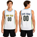 Personalized 2016/17 Denver Basketball Jersey – White Throwback Style, Custom Name & Number for Kids, Youth & Adults-1