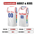 Personalized 2024/25 Philadelphia Basketball Jersey – White City-Inspired Style, Custom Name & Number for Kids, Youth & Adults-2