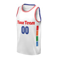 Personalized 2024/25 Philadelphia Basketball Jersey – White City-Inspired Style, Custom Name & Number for Kids, Youth & Adults-3