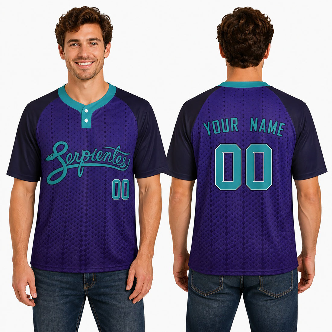 Personalized 2025 Arizona Two-Button Baseball Jersey – City-Inspired Style, Custom Name & Number for Men, Women & Youth-1