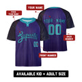 Personalized 2025 Arizona Two-Button Baseball Jersey – City-Inspired Style, Custom Name & Number for Men, Women & Youth-2