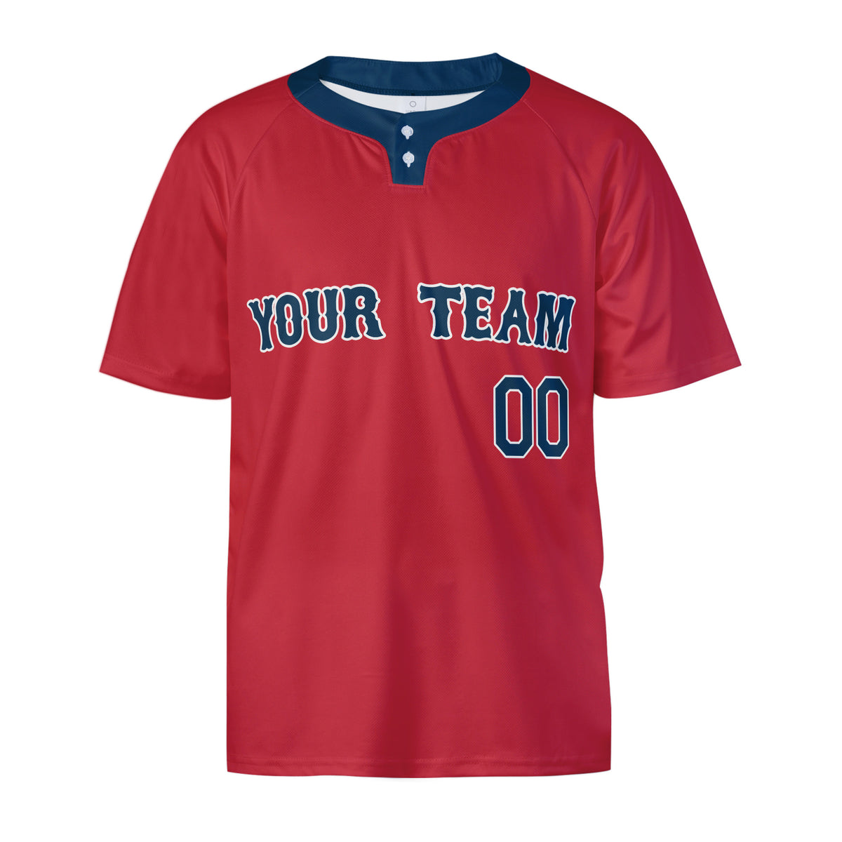 Personalized 2025 Boston Two-Button Baseball Jersey – Alternate Style, Custom Name & Number for Men, Women & Youth-3