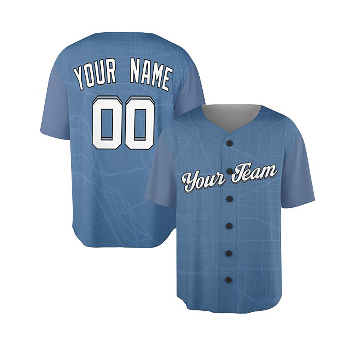 Personalized 2025 Washington Baseball Jersey – Blue City-Inspired Style, Custom Name & Number for Kids & Adults-3