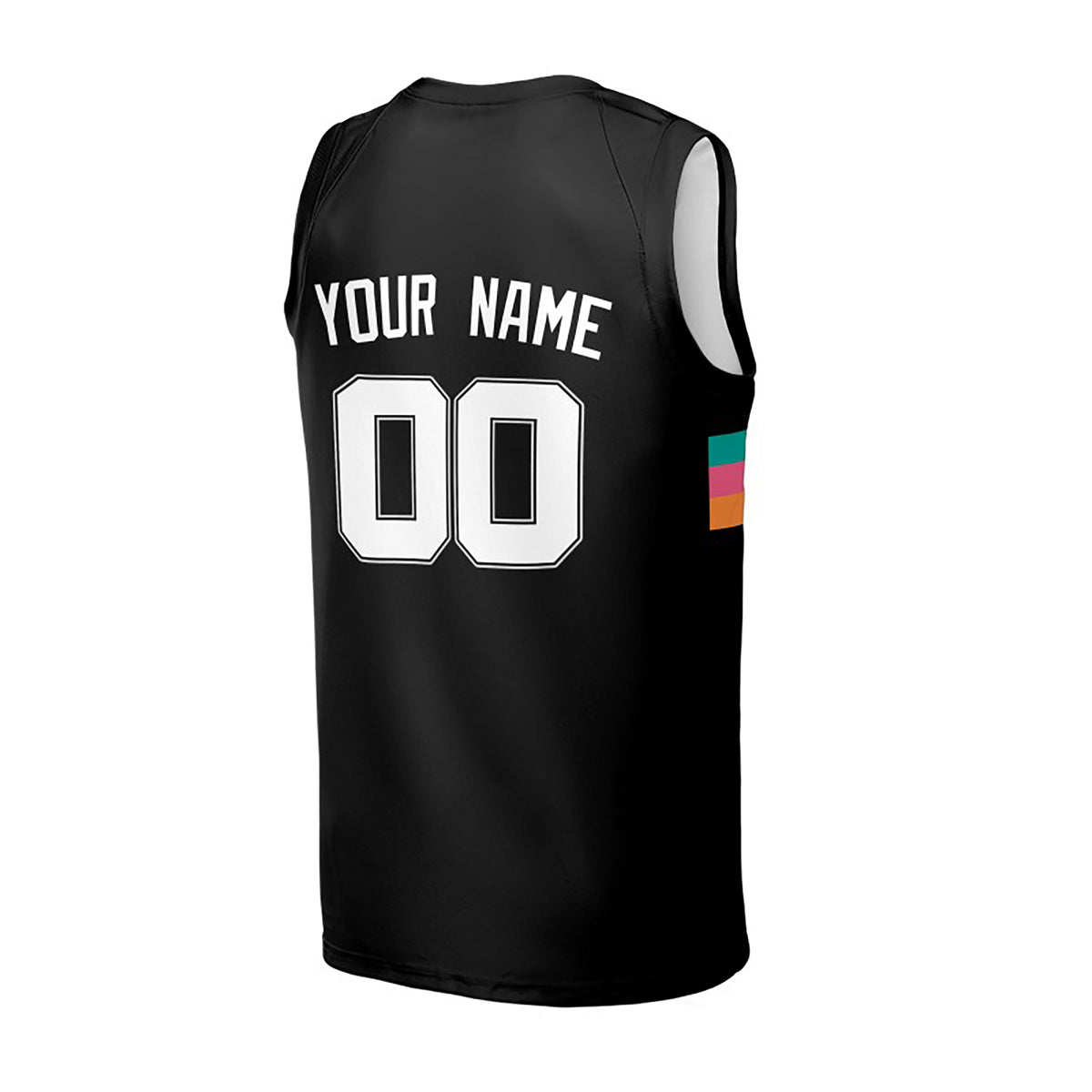 Personalized 2025/26 San Antonio Black City Basketball Jersey – Custom Name & Number-4