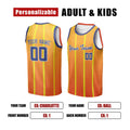 Personalized 2025/26 Charlotte Basketball Jersey – Orange City-Inspired Style, Custom Name & Number for Kids, Youth & Adults-2