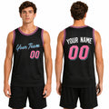 Personalized 2025/26 Miami Basketball Jersey – Black City-Inspired Style, Custom Name & Number for Kids, Youth & Adults-1