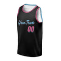 Personalized 2025/26 Miami Basketball Jersey – Black City-Inspired Style, Custom Name & Number for Kids, Youth & Adults-3