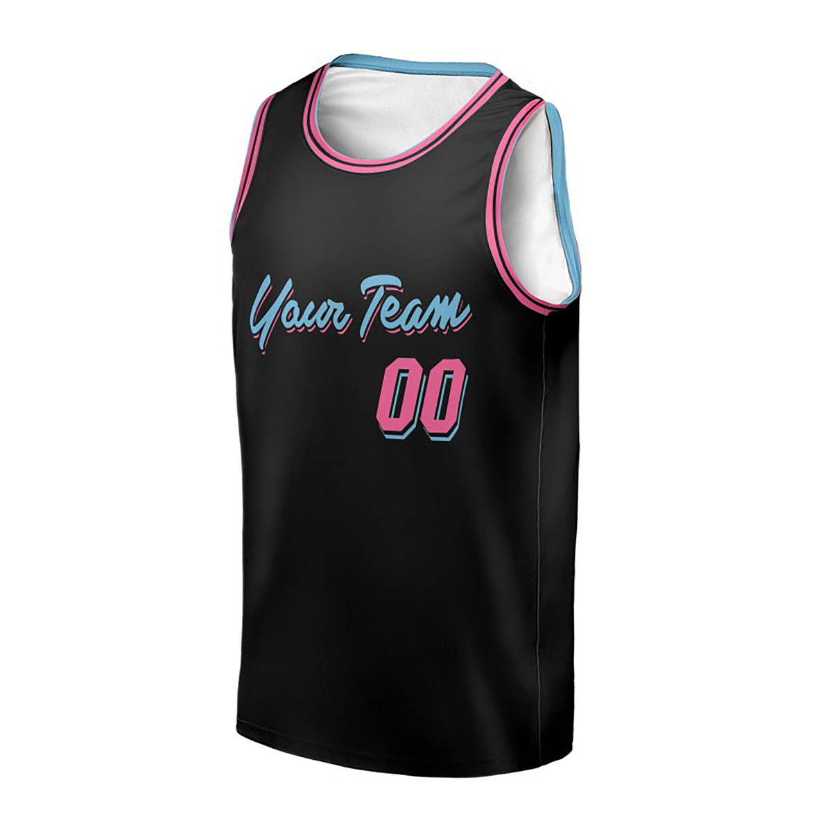 Personalized 2025/26 Miami Basketball Jersey – Black City-Inspired Style, Custom Name & Number for Kids, Youth & Adults-3