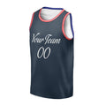 Personalized 2025/26 Philadelphia Basketball Jersey – Navy City-Inspired Style, Custom Name & Number for Kids, Youth & Adults-3